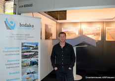 Patrick Thiebou (Bodako Utiliteitsbouw) vond in zijn agenda tussen al het bouwen door toch nog een gaatje op HortiContact te staan.